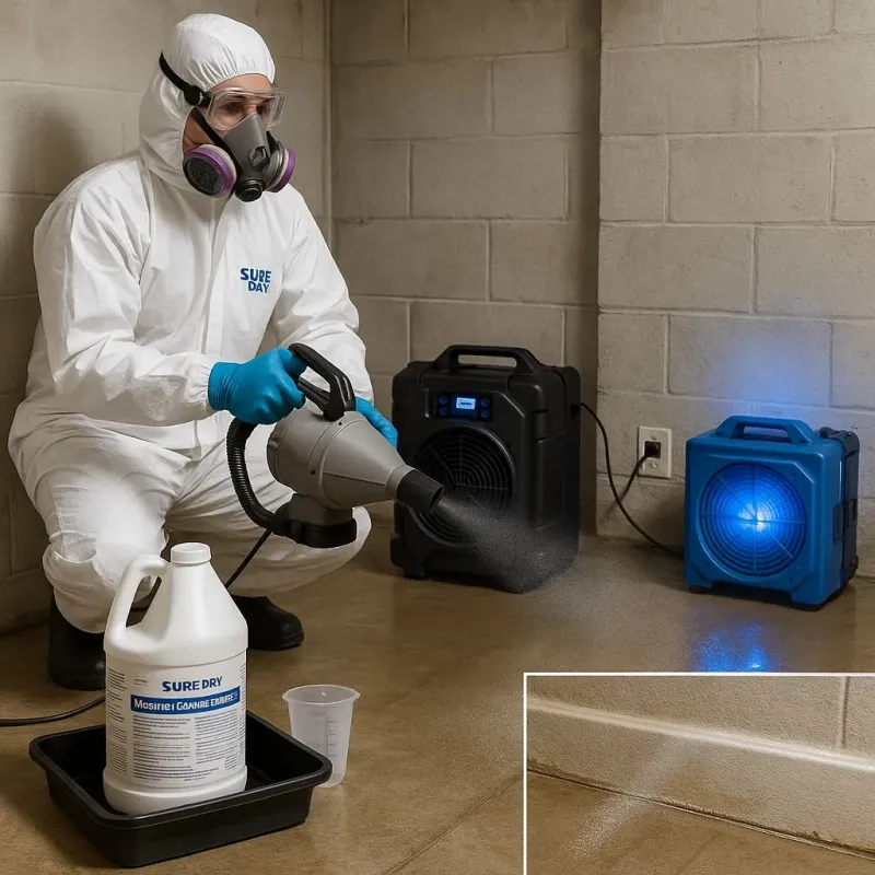 Sanitization and Odor Removal process in Franklin, NH