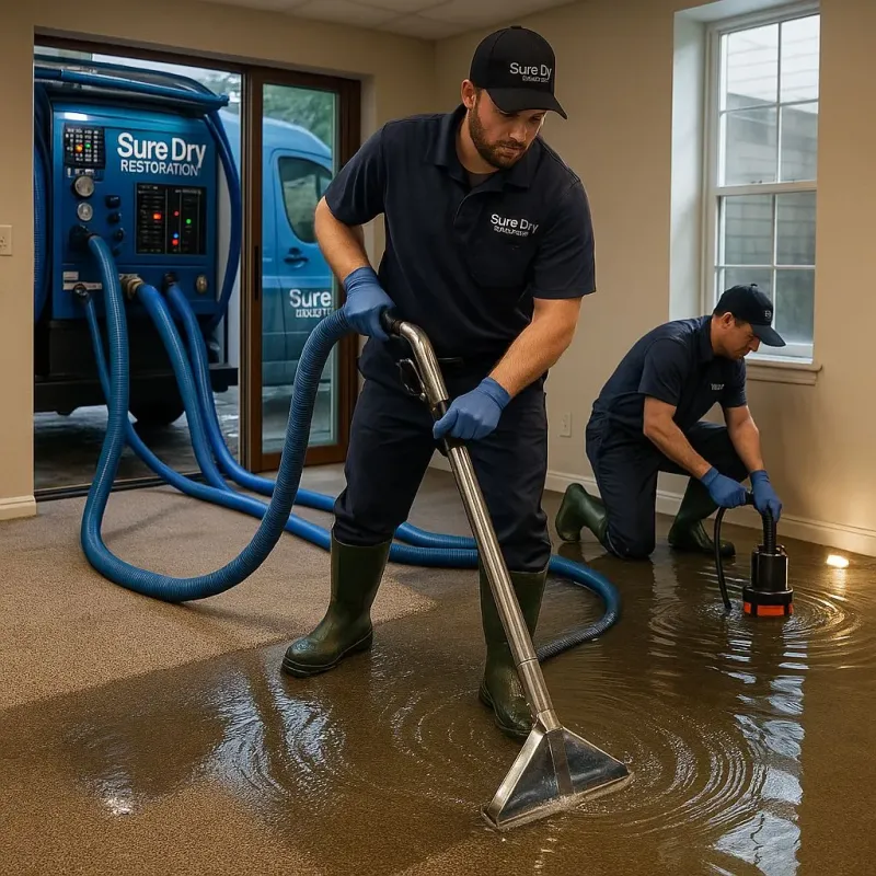 Water Extraction and Removal process in Franklin, NH